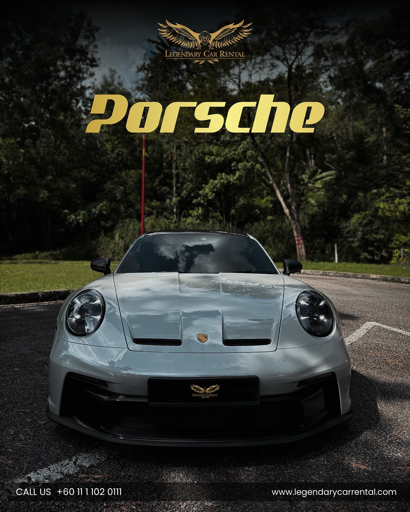 2023 Porsche 911 GT3 available for supercar hire in Kuala Lumpur — 510 bhp